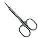 Cuticle scissors Model pointed Tower from stainless Stainless steel 9cm golden Screw