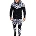 Produktbild Kobay Herren Männer Herbst Winter Camouflage Sweatshirt Top Hosen Sets Sport Anzug Trainingsanzug