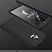Produktbild Motorola Moto G5S Plus Hülle 360 Grad Schwarz Ultra Dünn Alles Inklusive Schutz 3 in 1 PC Telefon Cover Case JOYTAG-Schwarz