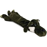 Beeztees Dog Toy, Audio, Elastic, Wolf, Plush, Dark Green, 50x26x10cm