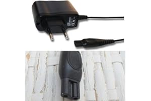 CARGADOR ESP Cargador Corriente 15V Compatible con reemplazo para Afeitadora Depiladora Philips BG3015 BG-3015 Recambio Replacement