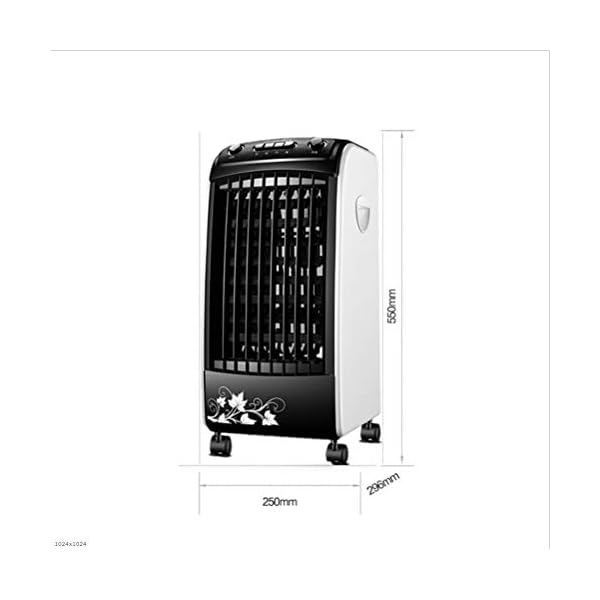 CHENGXIAOXUAN Ein-gekühlte Klimaanlage Ventilator, Klimaanlage Ventilator, Befeuchtung, Mobile Kühlschrank, Haushaltslüfter, Luftkühler, Wassergekühlte Kleine Klimaanlage – Bild 3