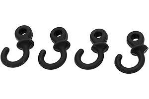 SPYMINNPOO 4 Pièces Silencieux à Cordes, Tir à l'arc Arc Singe Queue Silencieux Composé Arc Corde Silencieux Stabilisateur Absorption des Chocs