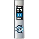 Pentel Mekanik Kurşun Kalem Ucu, 15 Adet, 0.3 mm, H
