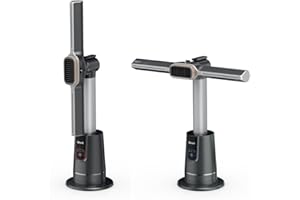 ‎SHARK Shark TurboBlade Cool + Heat 2-in-1 Ventilator & Heizlüfter mit Thermo IQ, Fernbedienung & Oszillation | Flügelloser Turmventilator für Schnellheizung & Luftkühlung, Schwarz-Gold, TH200EU