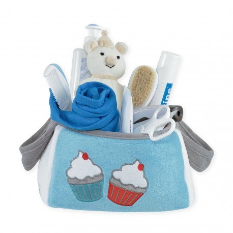 Beauty case for baby unisex "Cupcake" - French Quality Brand