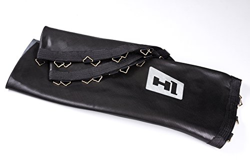 Hop-Sport Gartentrampolin 244, 305, 366, 430, 490 cm Komplettset inkl. Außennetz Leiter Wetterplane Bodenhaken Grün - 7