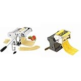 Máquina de pasta fresca Ibili - Máquina para pasta fresca, 21,4 x 17,8 x 14 cm + accesorio de raviolis
