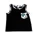 Internet Newborn Baby Infant Boys Girls Outfit Vest Tops+Shorts Clothes for 1-3 Years Old (12-18Months, Black)