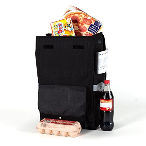 Andersen Royal Einkaufstrolley Royal XXL luftbereift & Einkaufstasche Asta schwarz mit Kühlfach | Aluminium Trolley klappbar - 5