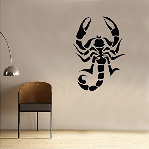 Scorpion Wall Sticker Art Kids Girls Riding Room Insect Animal (AN43) (60CM X 80CM)