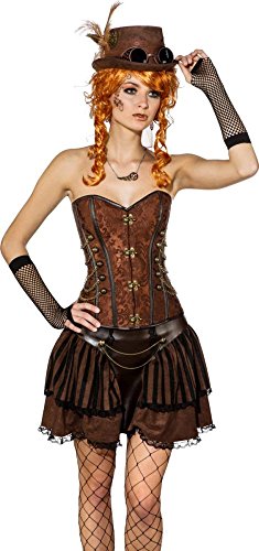 Orlob Damen Kostüm Steampunk Rock Karneval Fasching Gr.42