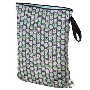 Leak free seaming Planet Wise Small Diaper Wet Bag w/ inner waterproof material - Carnival Skull Baby / Child / Infant / Kid