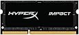 Kingston HyperX Impact S/O Kit di Memoria DDR3 da 16 GB, 2x8 GB, PC 1866, Nero