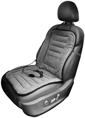 AFTERPARTZ H-W45-Grey Heated Seat Cover 12 V Grey