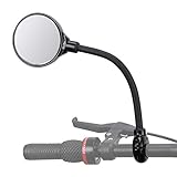 wishing Bike Mirror, 1 PCS Bicycle Mirror Wide Angle Mirror Handlebar Rotatable and Adjustable for E-Bike MTB Cycling Mountain Bike Road Bike