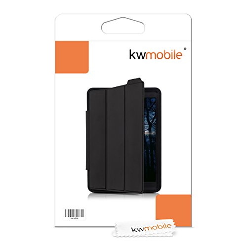 kwmobile Hybrid Smart Cover Schutzhülle für Apple iPad Air 2 – Outdoor Kunststoff Tablet Case Hülle mit Ständer in Schwarz - 7