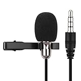 Mugig Ansteckmikrofon mit Tasche Revers Omnidirektional...