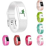 AchidistviQ-Silikon-Armband für Fitbit Charge 2, Grau S