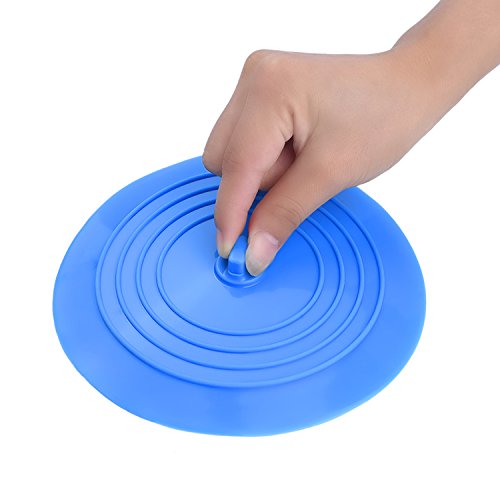 Mudder Waschbeckenstöpsel Badewannenstöpsel Ablaufstöpsel Abflussstopfen für Küche, Bad und Wäschereien 6 Zoll (Blau) - 3