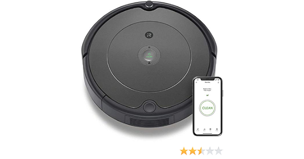 iRobot Roomba 697, aspirapolvere robot, nero e grigio chiaro : Amazon.it:  Casa e cucina