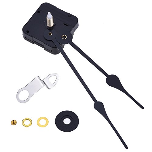 Mudder Lange Spindel Quarz Uhrwerk, Maximale Zifferblatte von 3/ 5 Zoll dick, Gesamtschaftlänge von 1- 1/ 10 Zoll - 5