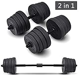 💪【Optimale Stabilität zur Sicherheit】Alle der Hantelscheiben sind von ineinandergreifenden Profile/Mulden geprägt, damit kann diese Scheiben miteinander perfekt matchen; außerdem sorgt die Schraubverschlüsse/Sternverschlüsse dafür, dass die Scheiben fest und sicher sind.