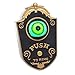 Produktbild Delisouls Halloween Eyeball Türglocke, gruselig, beleuchtet, bewegliche Türklingel, lustige Einäugige Geister-Leckereien oder Trick-Idee, Dekoration für Halloween-Nacht Schwarz