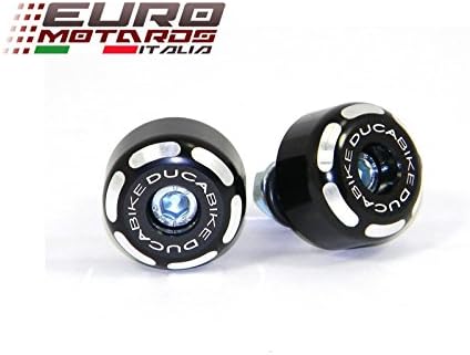 Ducabike Italy Handlebar Caps Weight Inside Diameter From 14-15 mm Black Compatible For Ducati Streetfighter 848