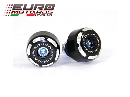 Ducabike Italy Handlebar Caps Weight Inside Diameter From 14-15 mm Black Compatible For Ducati Streetfighter 848