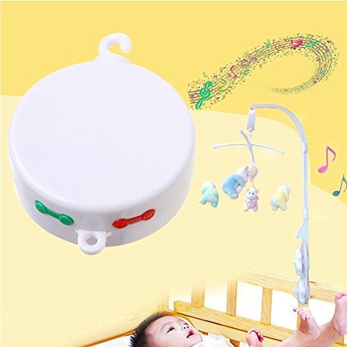 Preisvergleich Produktbild TBoonor Baby Spieluhr Elektrische Baby Spieluhr Musikmobile, Baby Crib Mobile mit 128 MB Micro-SD-Speicherkarte für Ihr Babymobile,12 Melodien Lied Mobil Musik Box (Baby Spieluhr Elektrische)