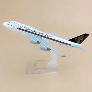 1:300 Scale Metal Model Aircraft, Highly Detailed Souvenir Model Aircraft Collection (Singapore Airlines)