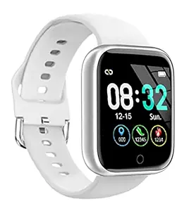 TechKing (Great Indian Festival Offer:9 Years Warranty) Waterproof SmartWatch K-20 Intelligence Upgrade Men's Bluetooth Monitor Smart Bracelet Activity Tracker Bracelet Watch Black Smart Fitness Band Blood Pressure Monitor Wristand-White