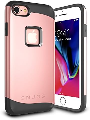 iPhone 7 Case, Snugg Apple iPhone 7 Dual Layer Slim Cover [Infinity Range] Protective Bumper Shell Skin – Rose Gold
