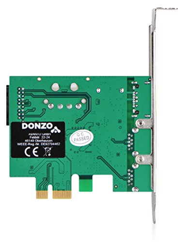 DONZO LT303 PCI Express Karte / PCIe Adapter mit 2 Port USB 3.0 extern + eSATA extern + eSATA Stromversorgung intern + 20 Pin USB 3.0 + 4 Pin Stromversorgung mit NEC UPD720201 Chipsatz - 3