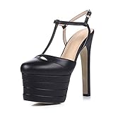 Absatzhöhe: Hoch (5cm-8cm), Obermaterial aus echtem Leder: Rindsleder