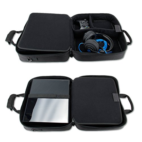 USA Gear Console Carrying Case for Travel with Adjustable Shoulder Strap - Compatible with PlayStation 4 Pro… - Image 5