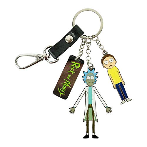 Preisvergleich Produktbild Rick and Morty - Charaktere - Schlüsselanhänger / Offizielles Merchandise