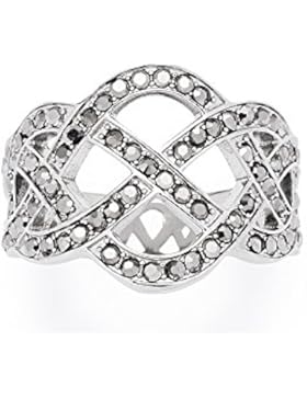 Leonardo Jewels Damen-Ring Gordiano Edelstahl Glas