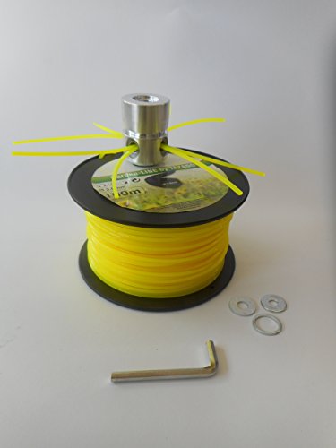 Alu Fadenkopf Mähkopf Motorsense Freischneider + 100m Mähfaden 3mm - 6