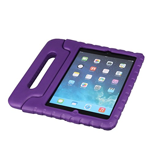 NEWSTYLE iPad Air / iPad 5 EVA Stoßfeste Schutzhülle Tragbar für Kinder mit Ständer Schutzhülle Standfunktion für iPad Air / iPad 5 Tablet,- Lila - 5