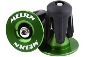 VBESTLIFE 2pcs Bicycle Handlebars Bar Grips End Plugs Bar End Plugs Perfect for Most Bicycles Road Bike