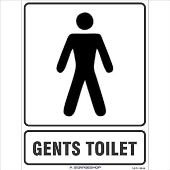 Gents Toilet Signs Printable In A4 Size