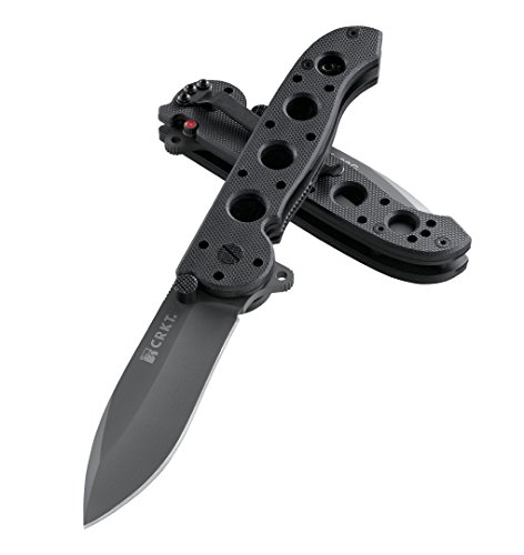 M21 Carson Folder, Black G10 Handle, Plain - 2