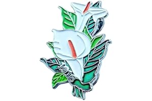New Easter Lily Flower Enamel Pin Badge - Irish Republican 1916 Rising FlagSuperstore