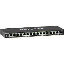 NETGEAR Switch Gigabit Ethernet | PoE Plus 16 Puertos GS316EP