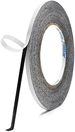 Double Sided Tape, Atemto 54yd Acrylic Foam Tape 3.9mil Ultra Thin Strength Tape Waterproof Dustproof Weatherproof Outdoor Cellphone LCD Screen Display Repair Mounting Tape (5mm)