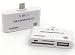 AKSHAJ™ 3 in 1 Micro USB OTG Card Reader SD(HC) M2 MMC MS TF USB Connection Kit for Smart Phones and Tablets - White RS.245.00