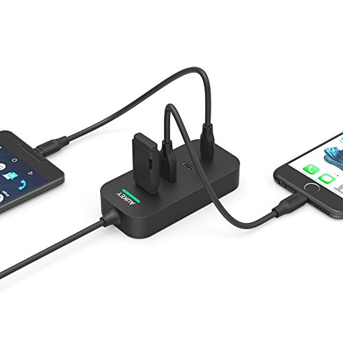 AUKEY USB C HUB ( 2 Port USB 3.0 + 2 Port USB C + 1 Port USB C mit PD) USB Type C HUB für New Macbook, Macbook Pro 2016, Google ChromeBook Pixel 2015, usw. - 3