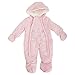 Baby Girls Best Mummy Hooded Winter Outdoor Snowsuit/Romper (6-12 Months) (Light Pink)